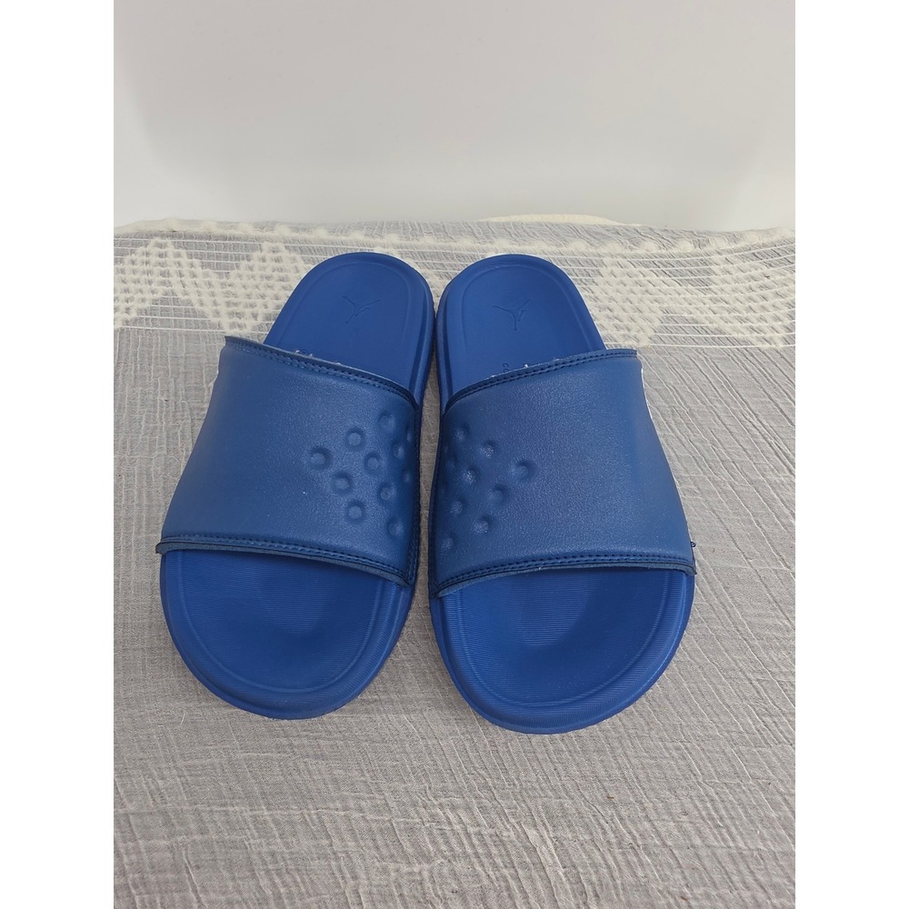 Jordan 23 Engineered Slides Royal Blue Kids Youth Sandals Jumpman Logo